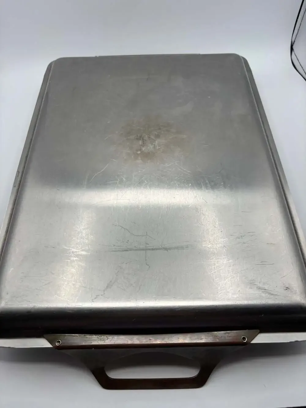 Nu-Trend by Cory Vintage Three Ply Stainless Steel Serving Buffet Tray